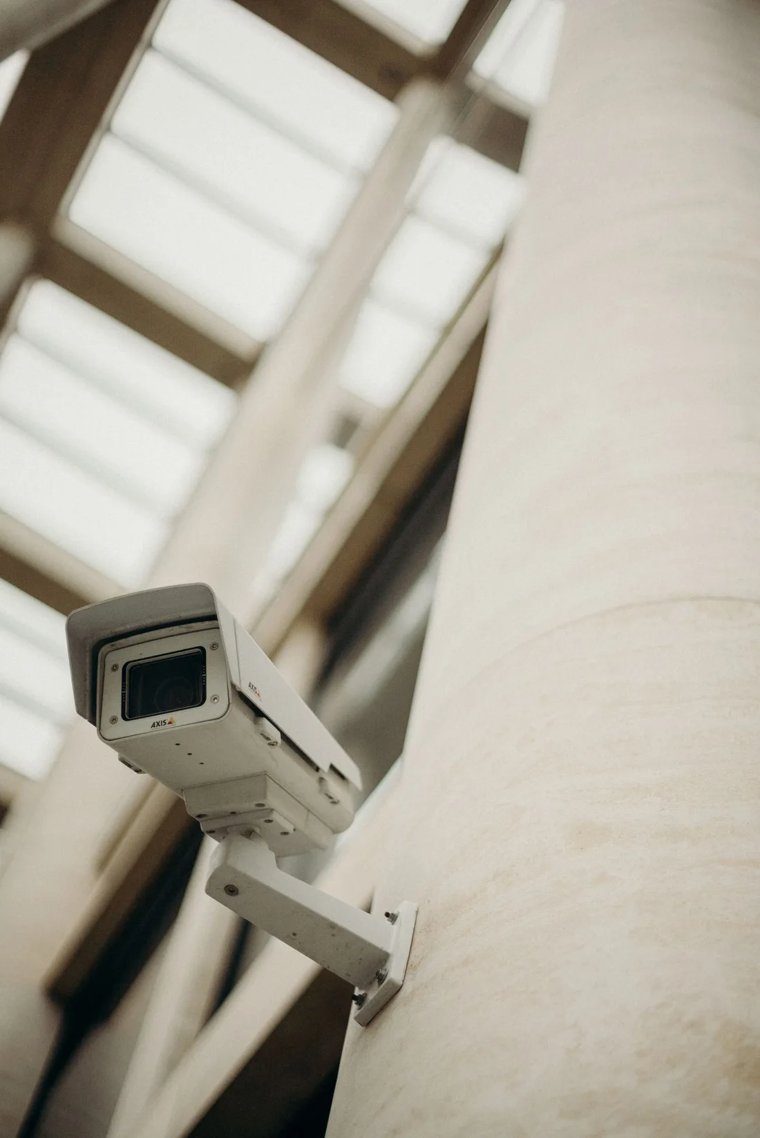 Wall-mounted surveillance camera